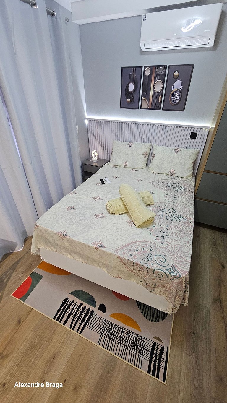 Studio Moderno Brooklin | Acesso Fácil WTC, Congonhas e Berr