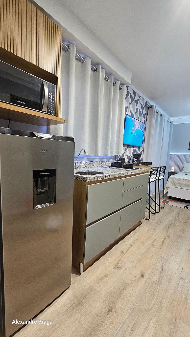 Studio Moderno Brooklin | Acesso Fácil WTC, Congonhas e Berr