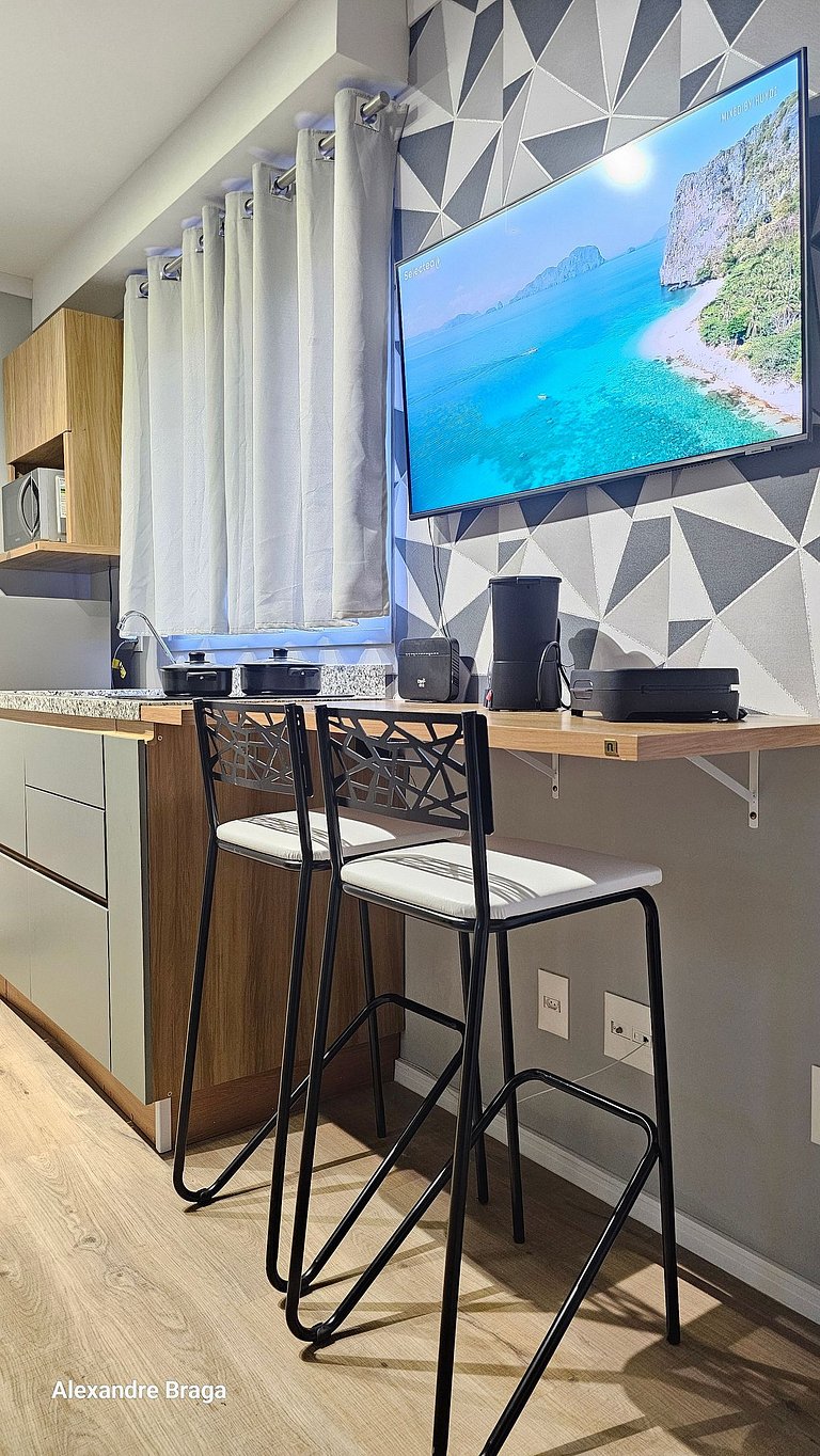 Studio Moderno Brooklin | Próx. Berrini e CGH
