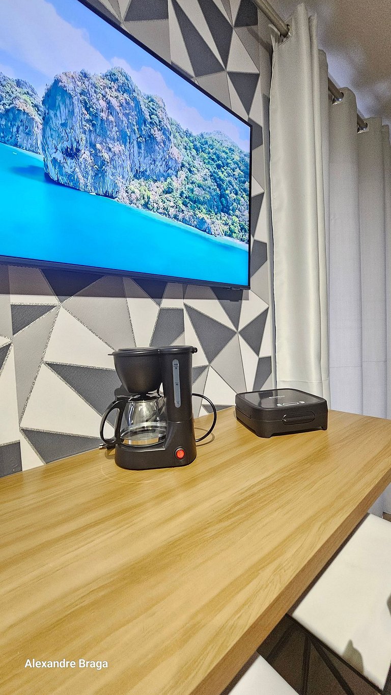 Studio Moderno Brooklin | Acesso Fácil WTC, Congonhas e Berr