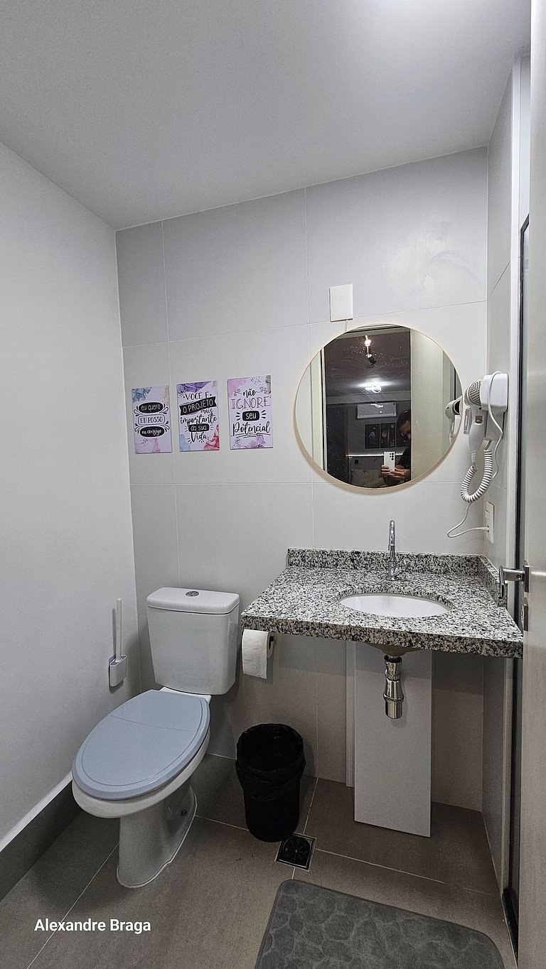 Studio Moderno Brooklin | Acesso Fácil WTC, Congonhas e Berr