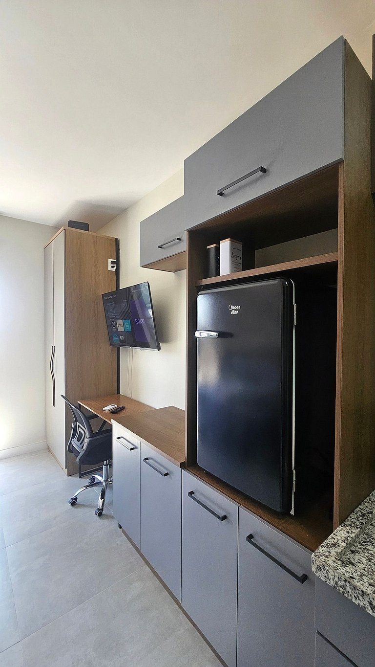 Studio moderno no Brooklin – WiFi rápido