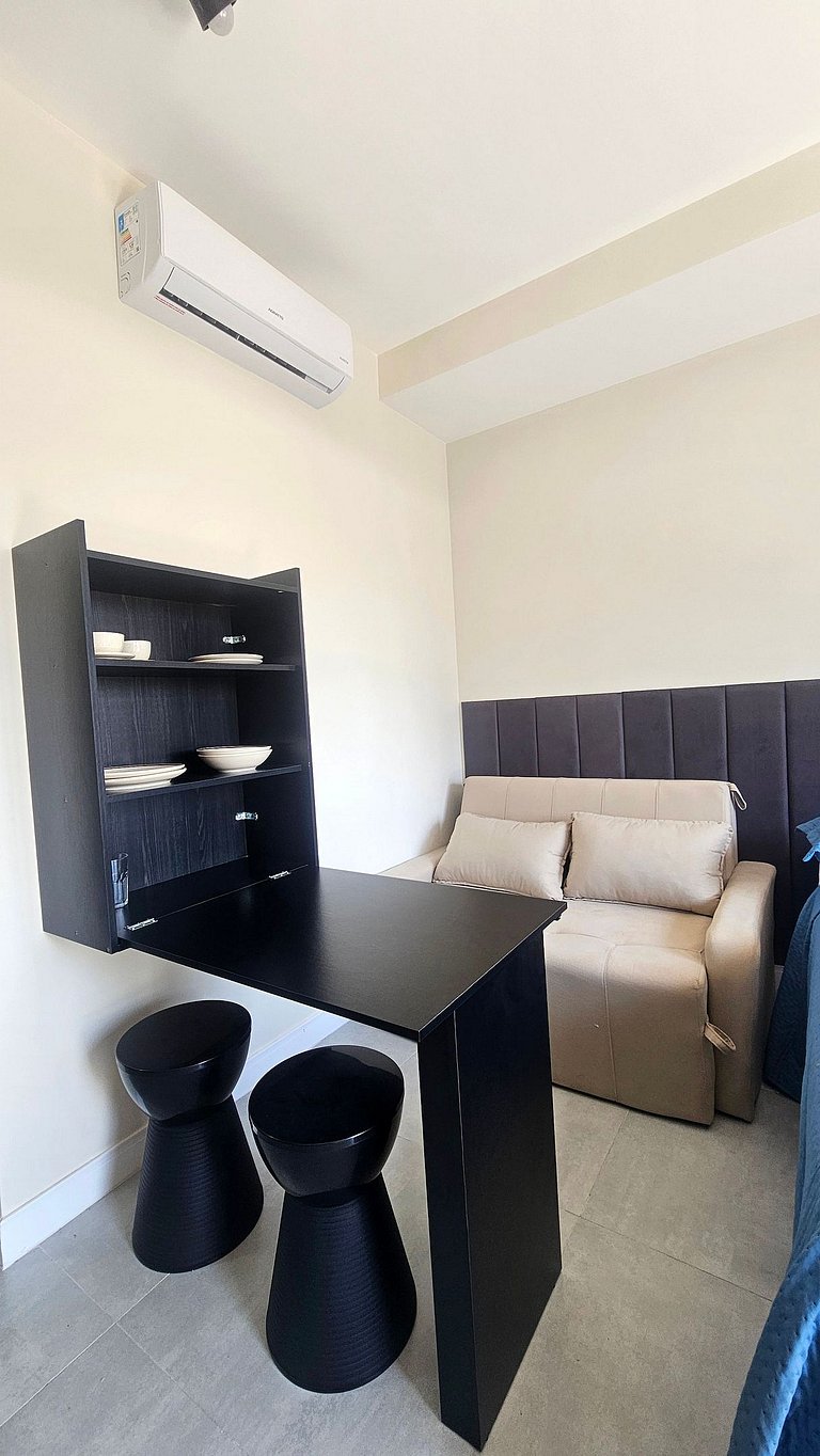 Studio moderno no Brooklin – WiFi rápido