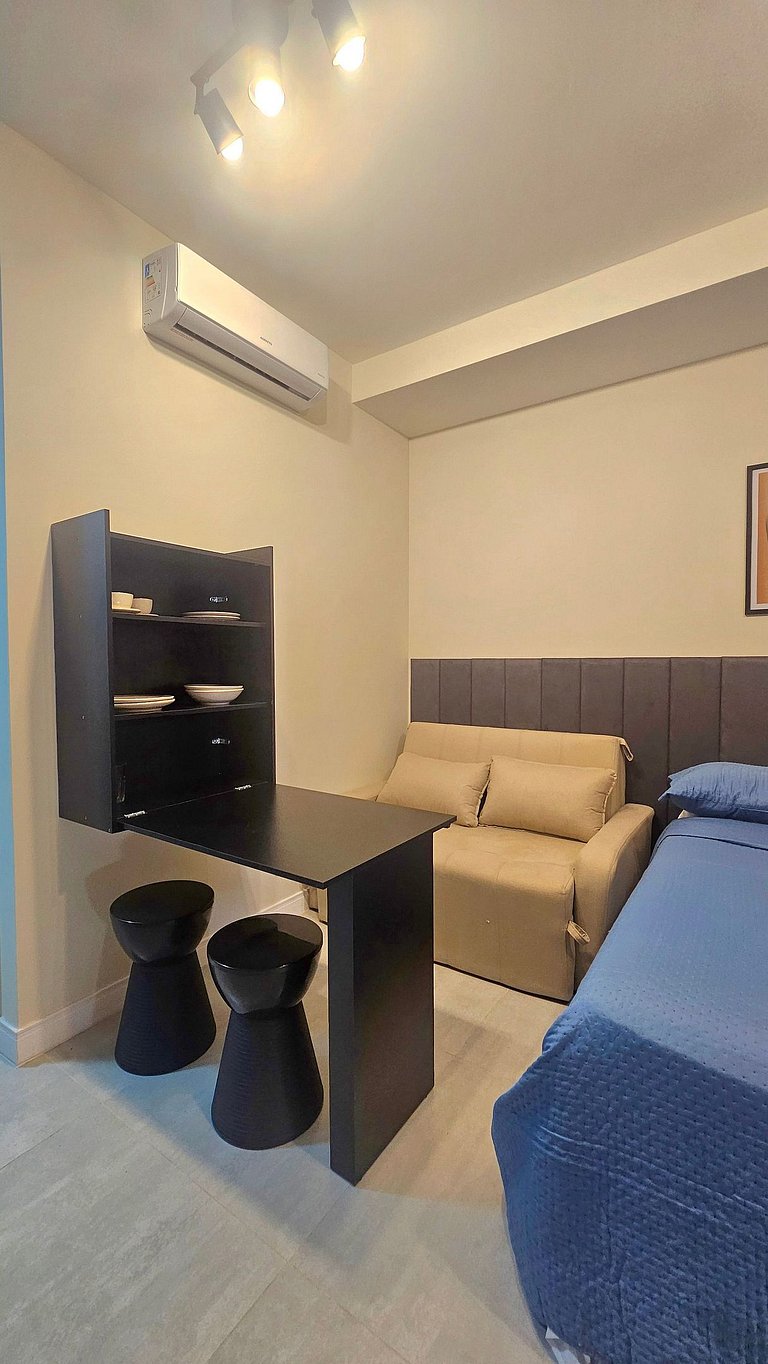 Studio moderno no Brooklin – WiFi rápido