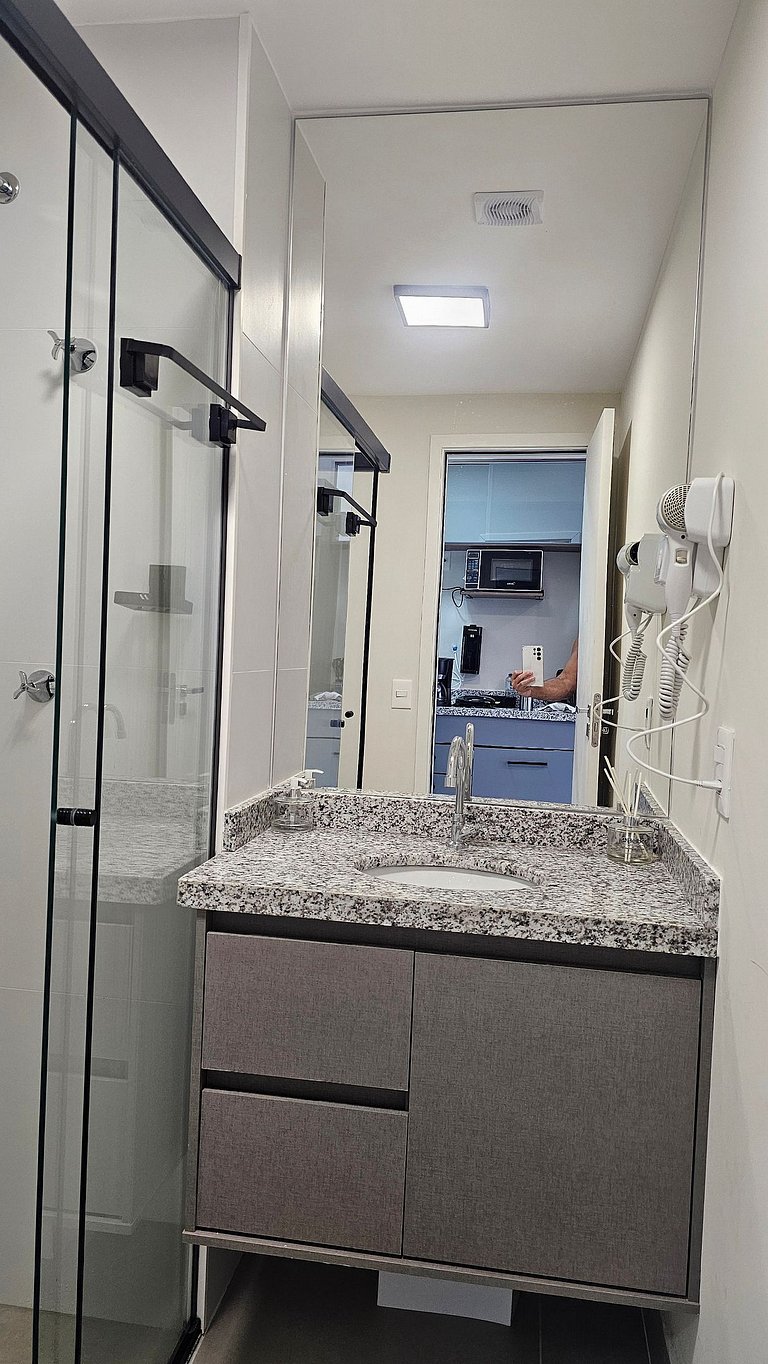 Studio moderno no Brooklin – WiFi rápido