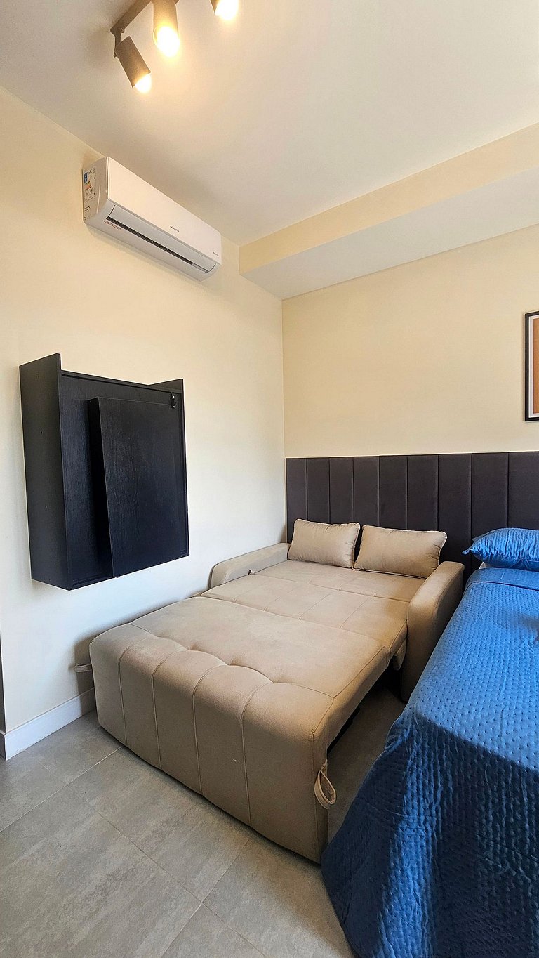 Studio moderno no Brooklin – WiFi rápido