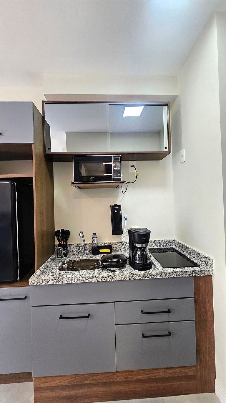 Studio moderno no Brooklin – WiFi rápido