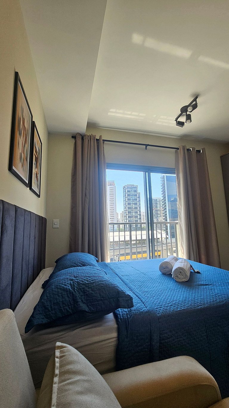 Studio moderno no Brooklin – WiFi rápido