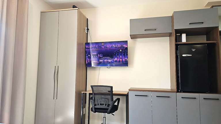 Studio moderno no Brooklin – WiFi rápido