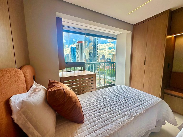 Brooklin Studio, acesso fácil Berrini e Congonhas