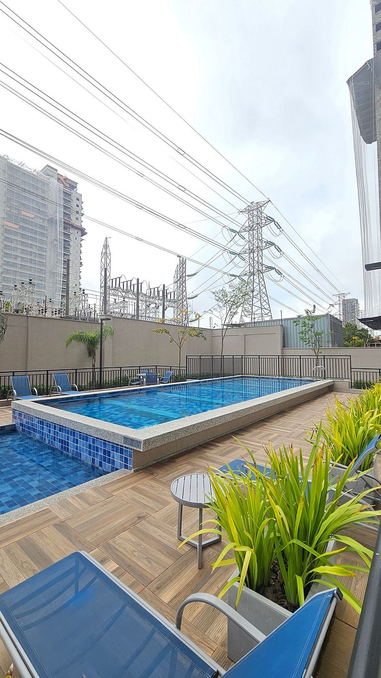 “Studio moderno Campo Belo – perto Congonhas”