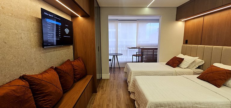 “Studio moderno Campo Belo – perto Congonhas”