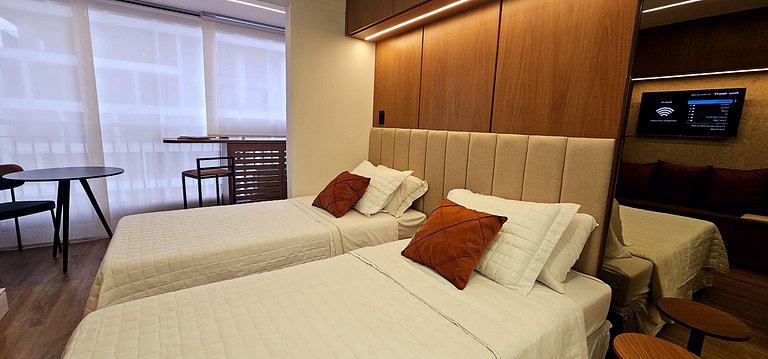 Studio 2 Camas | Campo Belo • Congonhas