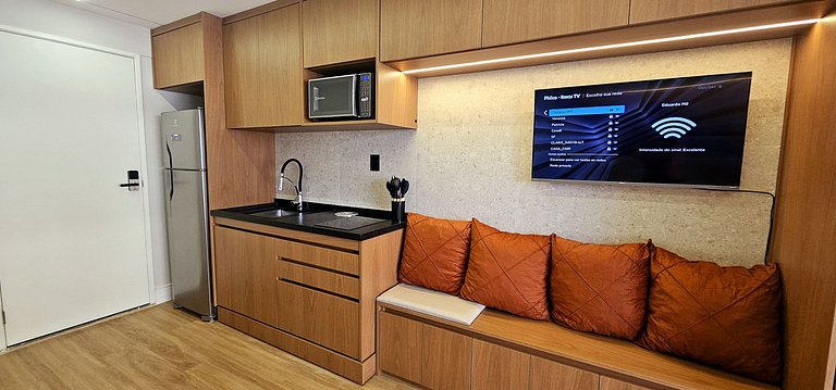 “Studio moderno Campo Belo – perto Congonhas”