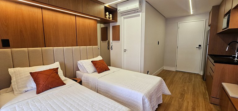 “Studio moderno Campo Belo – perto Congonhas”