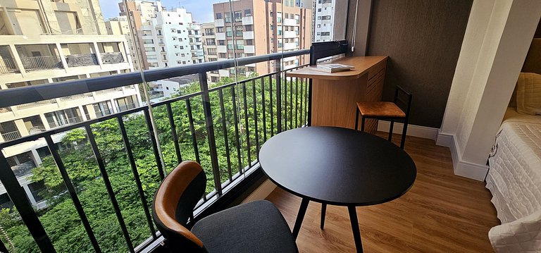 “Studio moderno Campo Belo – perto Congonhas”