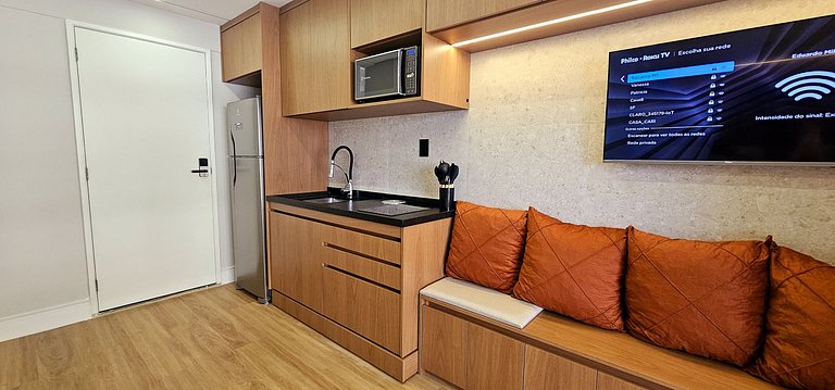 “Studio moderno Campo Belo – perto Congonhas”