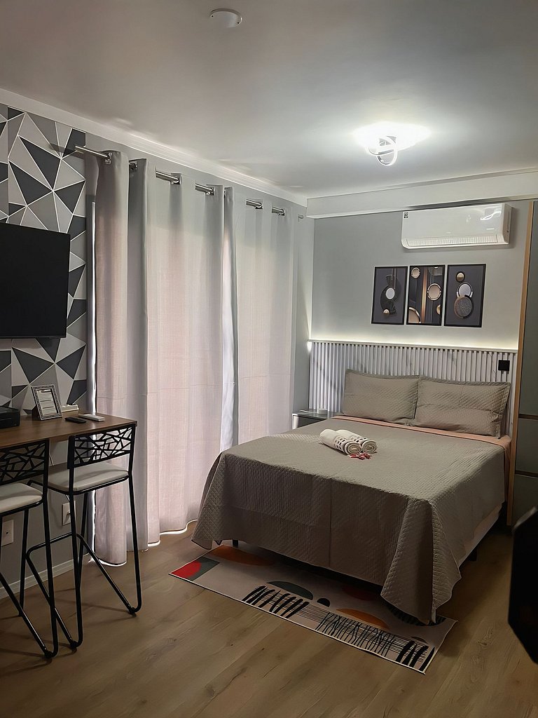 Studio Moderno Brooklin | Acesso Fácil WTC, Congonhas e Berr