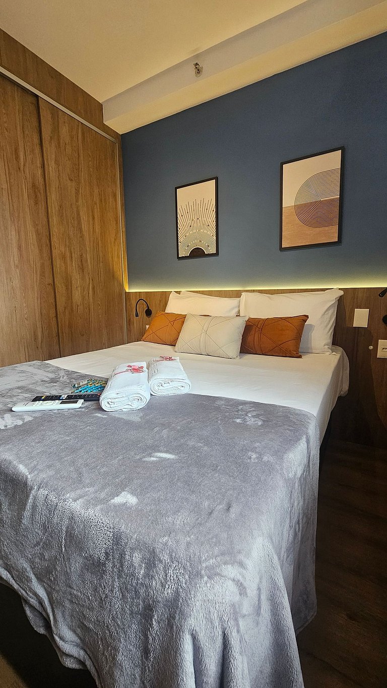 Studio Moderno I Metrô + Hospitais I Vila Mariana