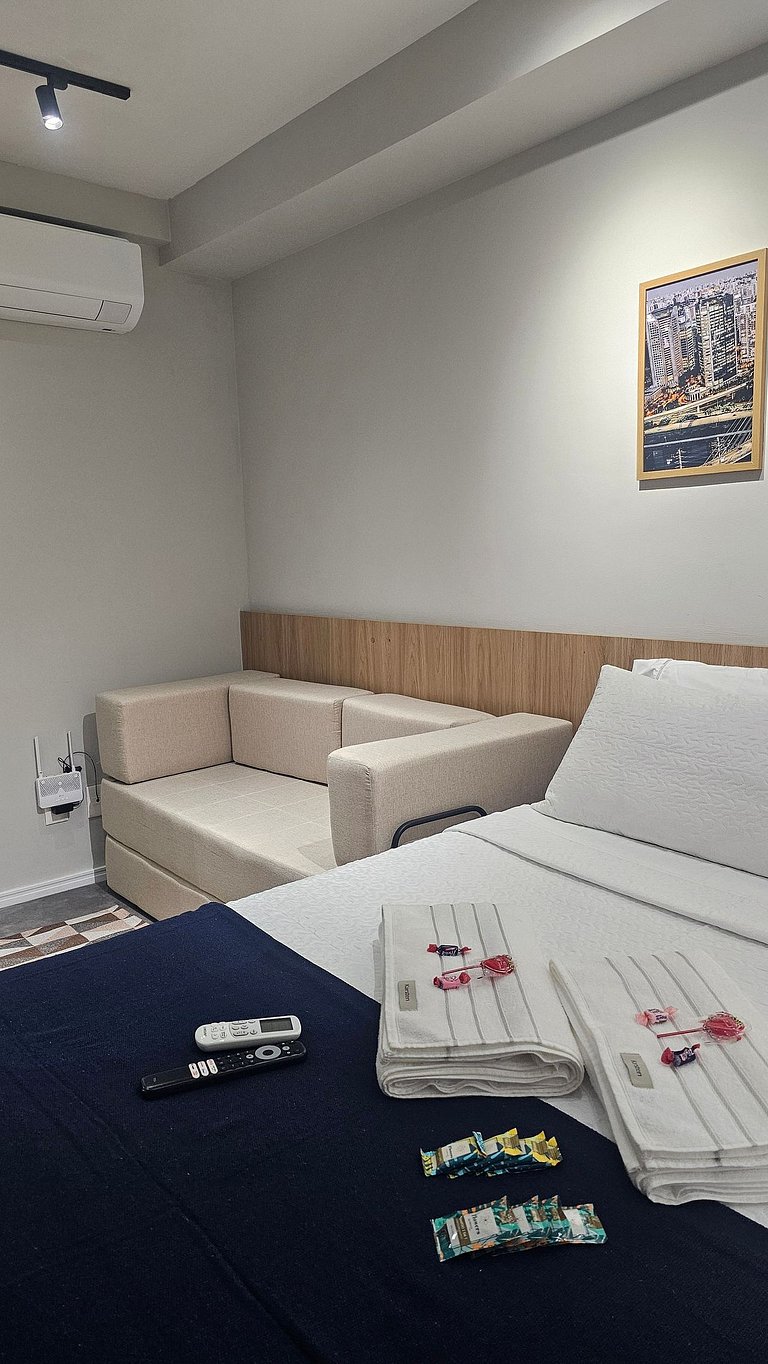 Studio Brooklin | Próx WTC e Aeroporto CGH
