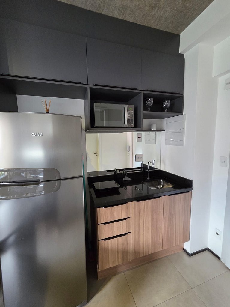 Studio Premium | Jardins | Varanda e Vista