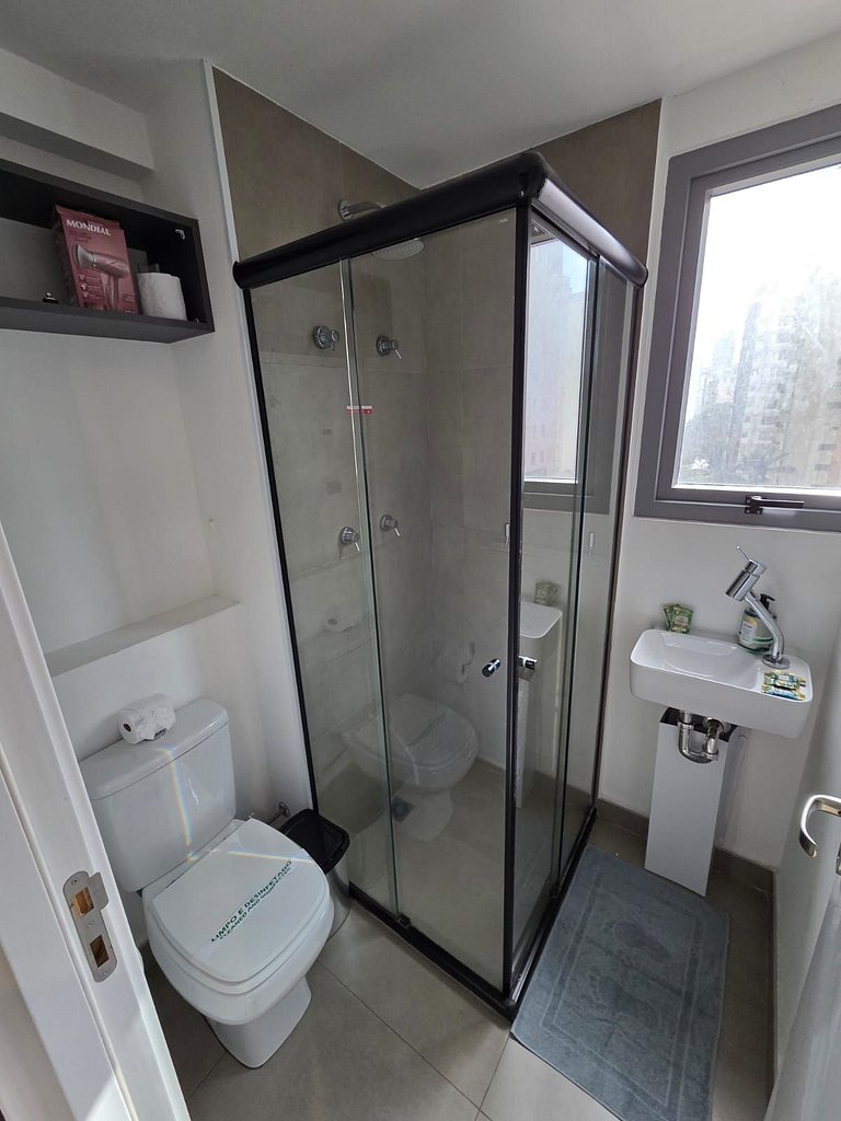 Studio Premium | Jardins | Varanda e Vista