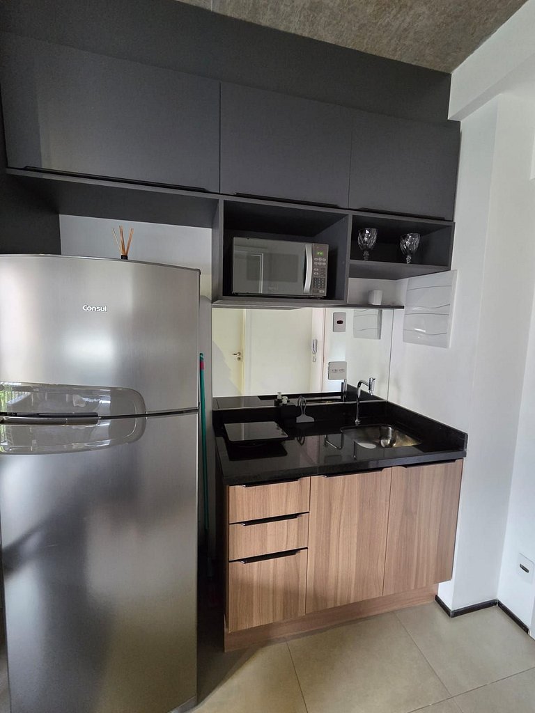 Studio Premium | Jardins | Varanda e Vista