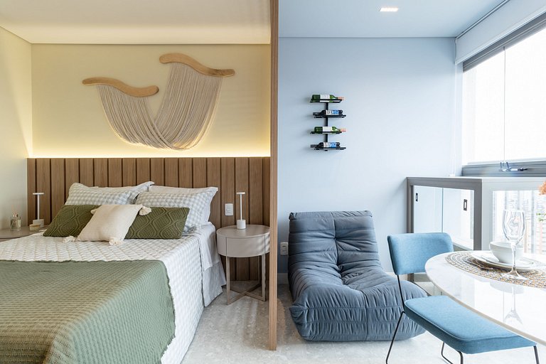 Studio Vila Madalena Vista Incrível e Varanda
