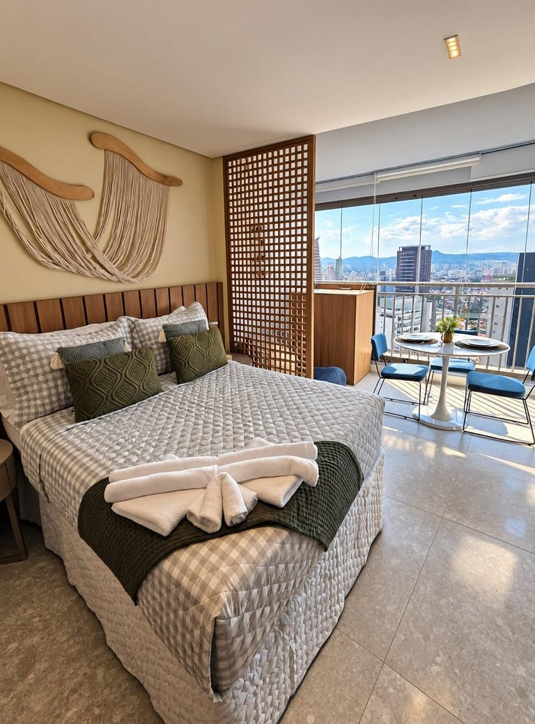 Studio Vila Madalena Vista Incrível e Varanda